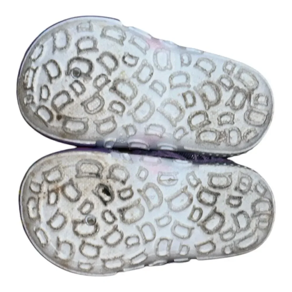 Frisky Purple Lace Rubber Mary Jane Toddler Girls Shoes Size 20 US 4